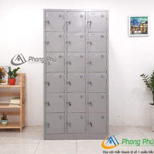 Tủ sắt locker 18 ô LK18