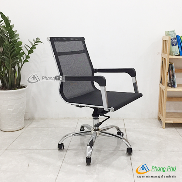 ghe-xoay-luoi-lung-thap-gl203-b